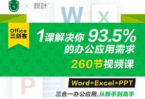 Office三剑客Word+Excel+PPT